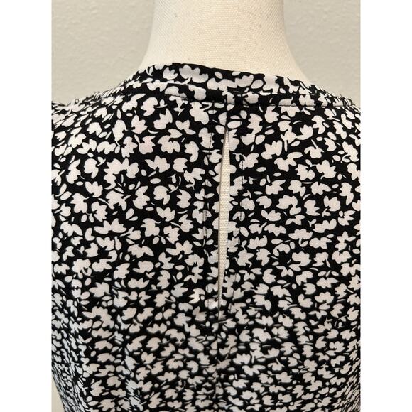 Vince Camuto Floral Crewneck Split Back Keyhole Tank Top MSRP $59 Choose Your Sz - Picture 7 of 10